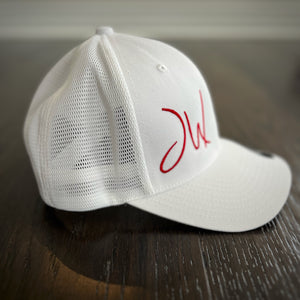 White Mesh hats