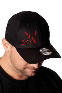 JW Flexfit Black  6-Panel Cap